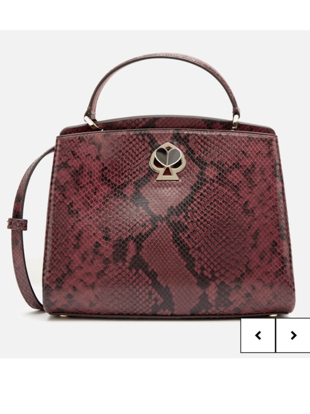 NWT Kate Spade Bag Satchel with Heart Twistlock